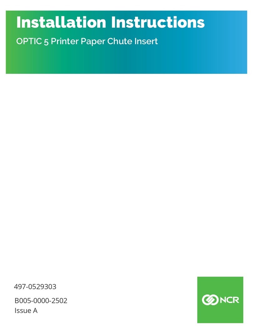 NCR OPTIC 5 Manuel utilisateur