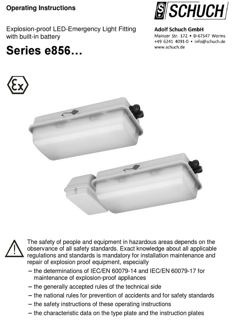 Schuch e856 Series Manuel utilisateur