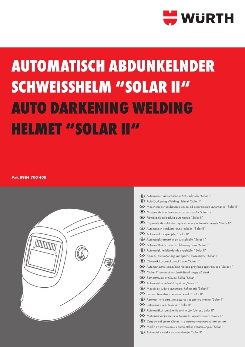 Würth SOLAR II Manuel utilisateur