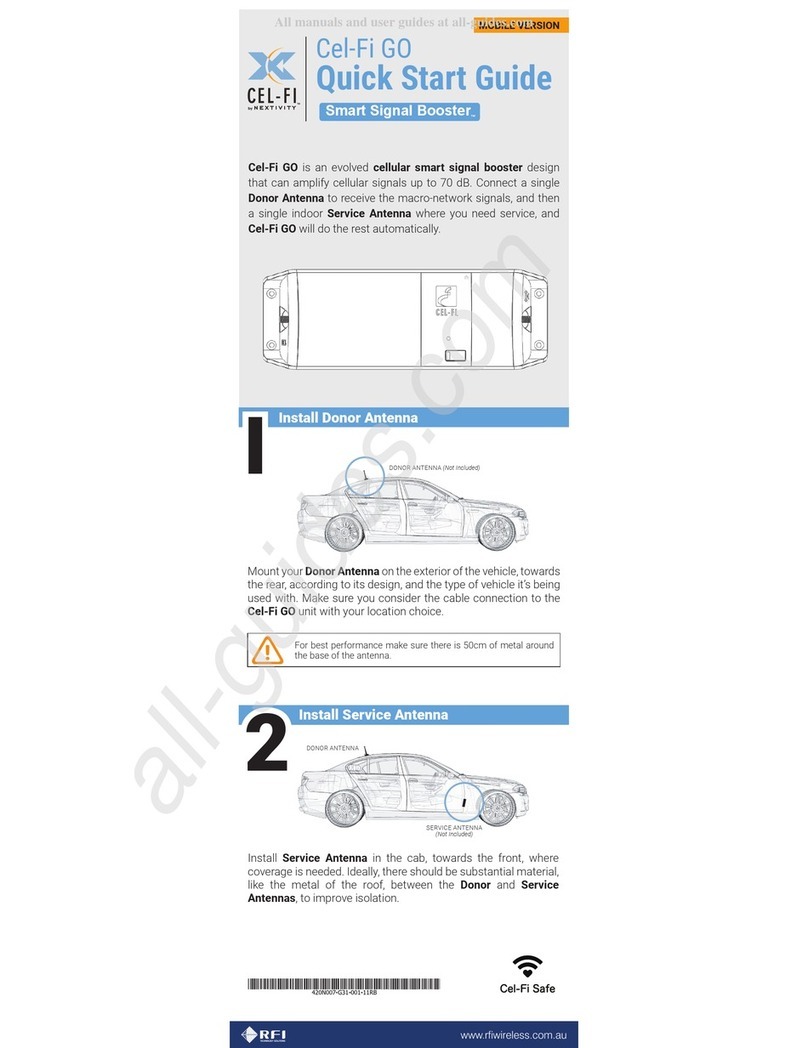 NEXTIVITY Cel-Fi GO Manuel utilisateur