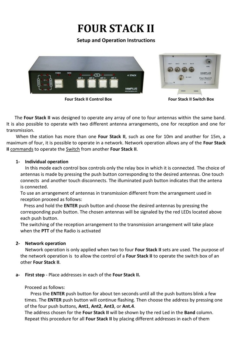 Hamplus FOUR STACK II Instruction manuelle Hamplus FOUR STACK II Instruction manuelle