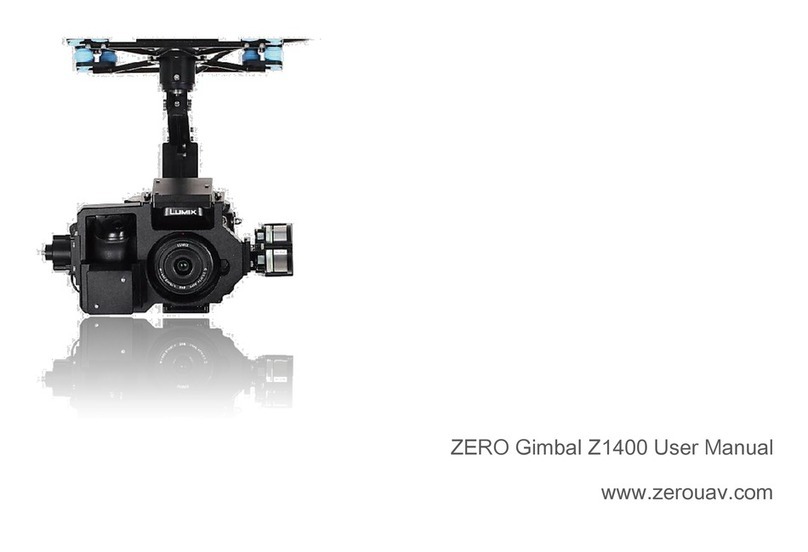 Zero Gimbal Z1400 Manuel utilisateur Zero Gimbal Z1400 Manuel utilisateur
