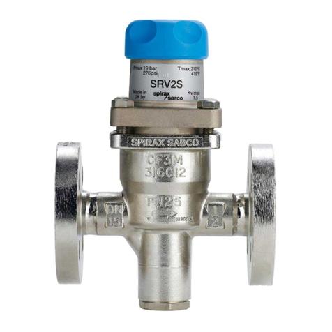 Spirax Sarco SRV2S Manuel utilisateur Spirax Sarco SRV2S Manuel utilisateur