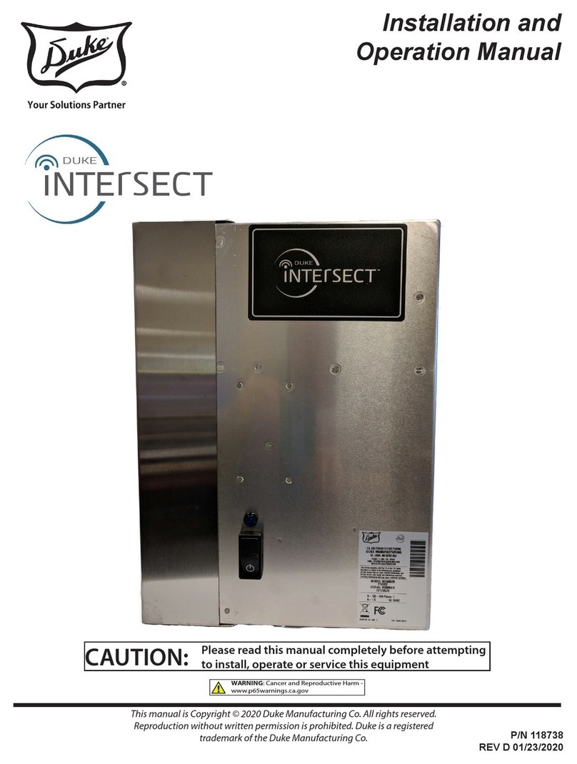 Duke INTERSECT Manuel utilisateur