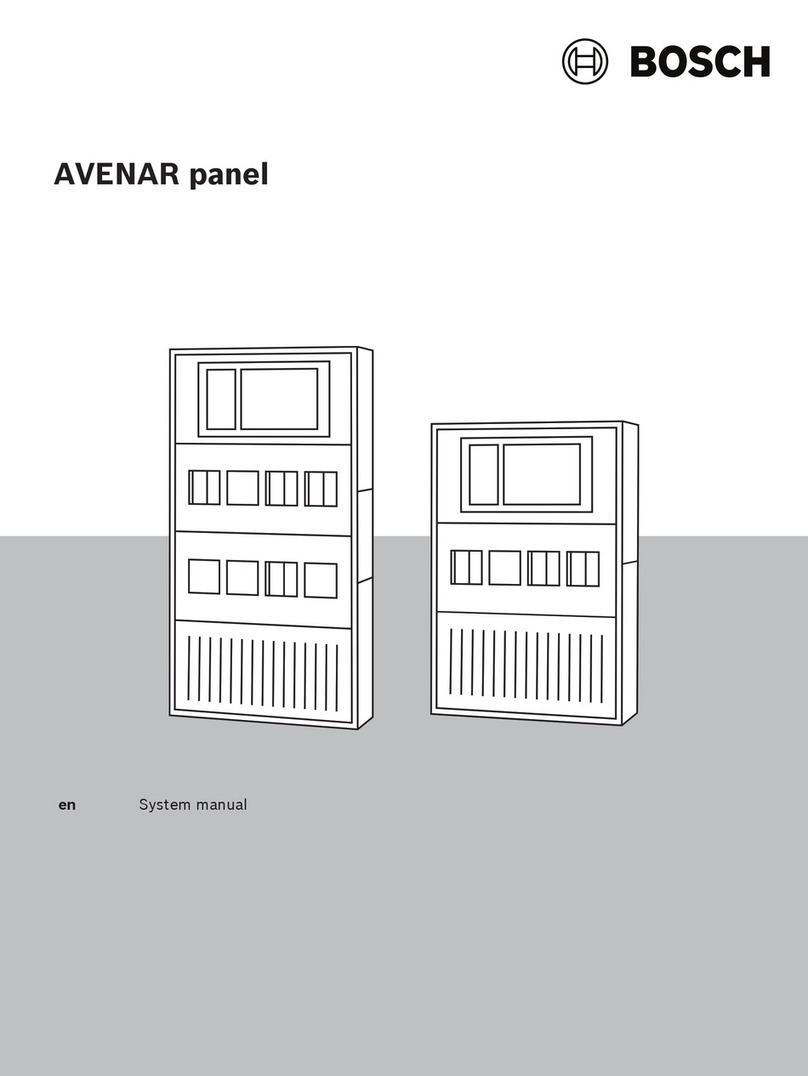 Bosch AVENAR panel Guide de l'utilisateur