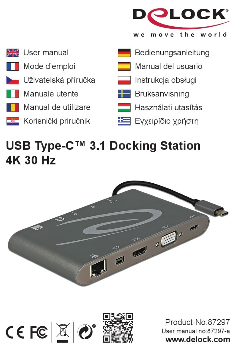 DeLOCK 87297 Manuel utilisateur DeLOCK 87297 Manuel utilisateur