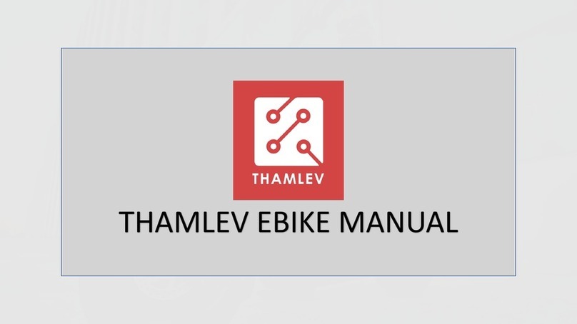 THAMLEV EBIKE Manuel utilisateur