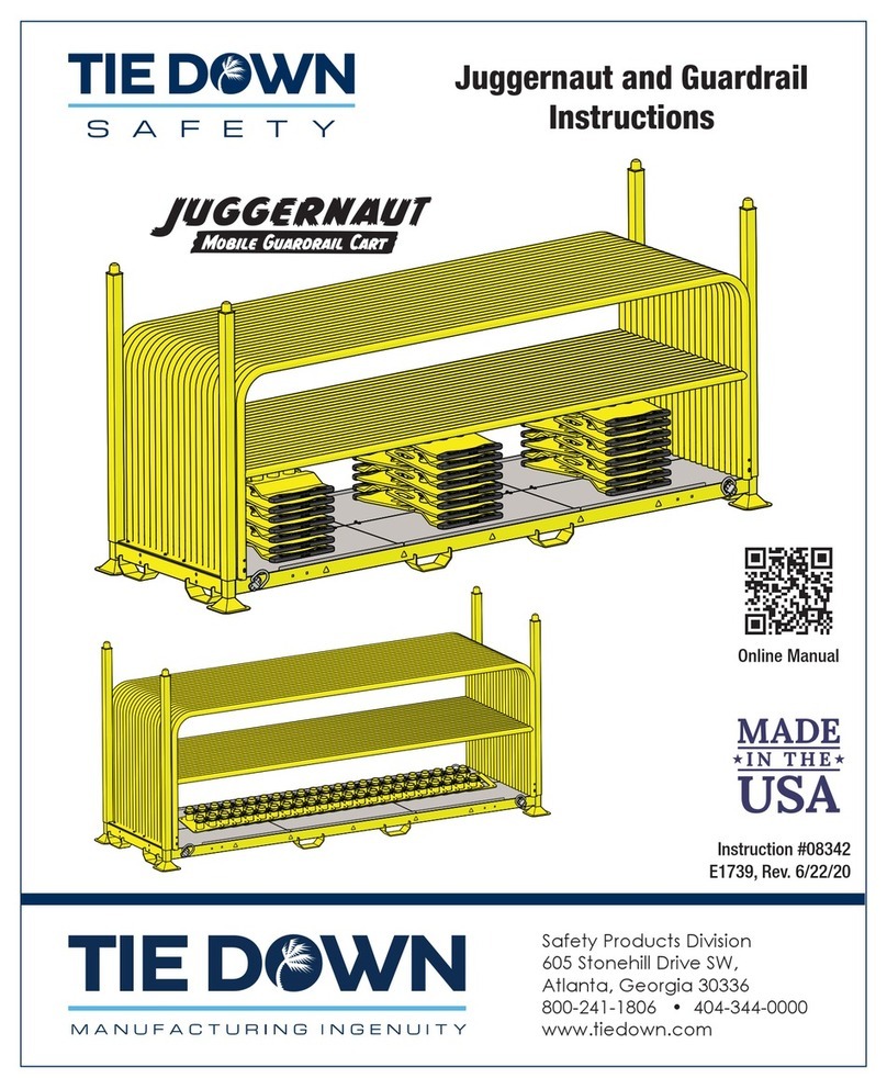 TIE DOWN Juggernaut Manuel utilisateur