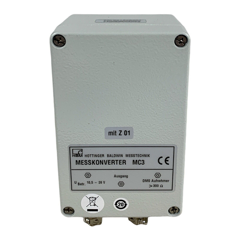 HBM MC3 Manuel utilisateur