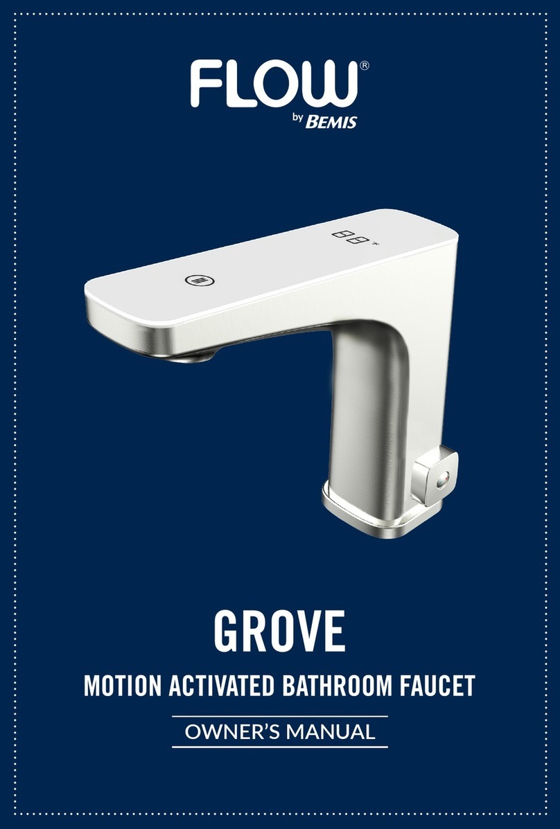 BEMIS Flow Grove Manuel utilisateur BEMIS Flow Grove Manuel utilisateur