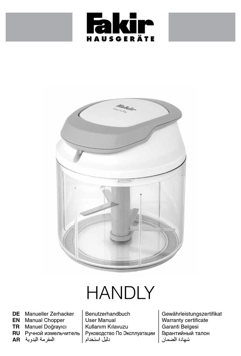 Fakir HANDLY Manuel utilisateur