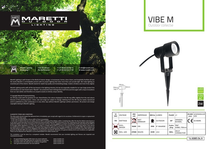 Maretti VIBE M Manuel utilisateur
