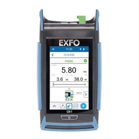 EXFO Optical Xplorer OX1 Manuel utilisateur