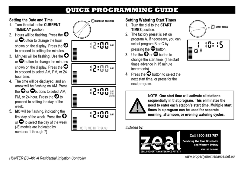 Hunter EC-401-A Mode d'emploi