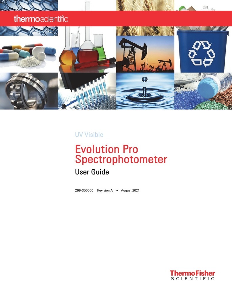 Thermo Scientific Evolution Pro Manuel utilisateur