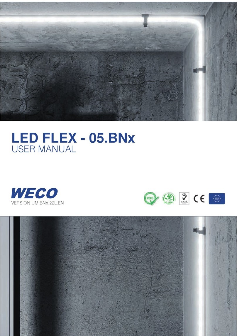 Weco LED FLEX Manuel utilisateur