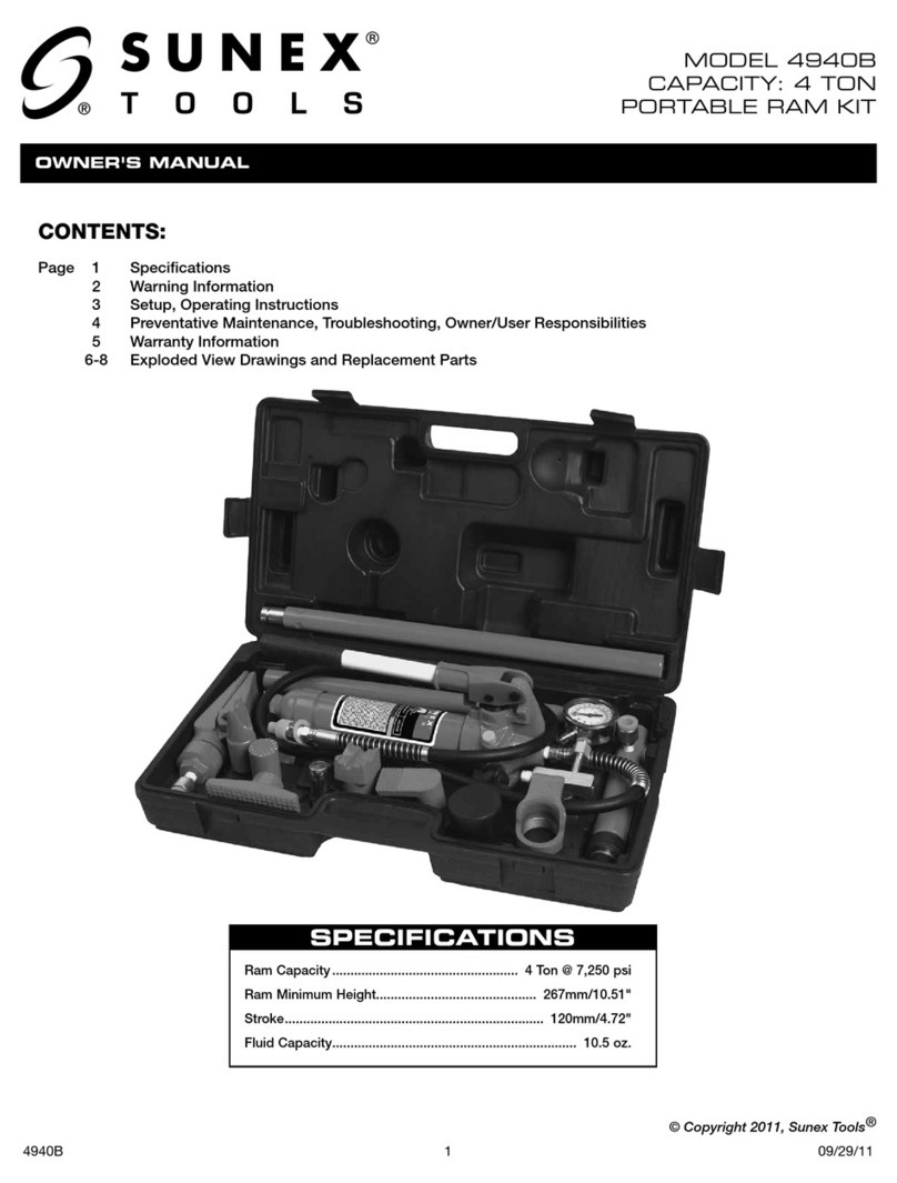 Sunex Tools 4940B Manuel utilisateur