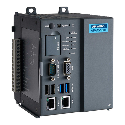 Advantech APAX-5580 Manuel utilisateur