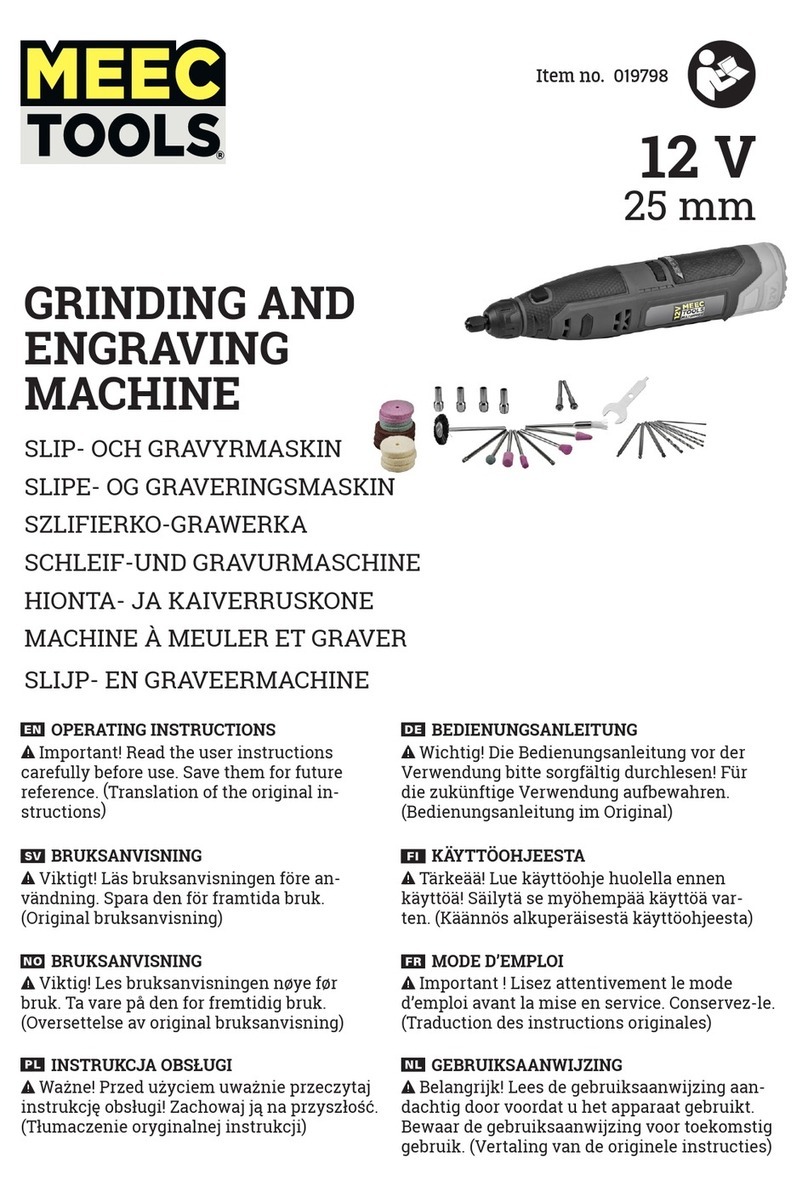 Meec tools 019798 Manuel utilisateur