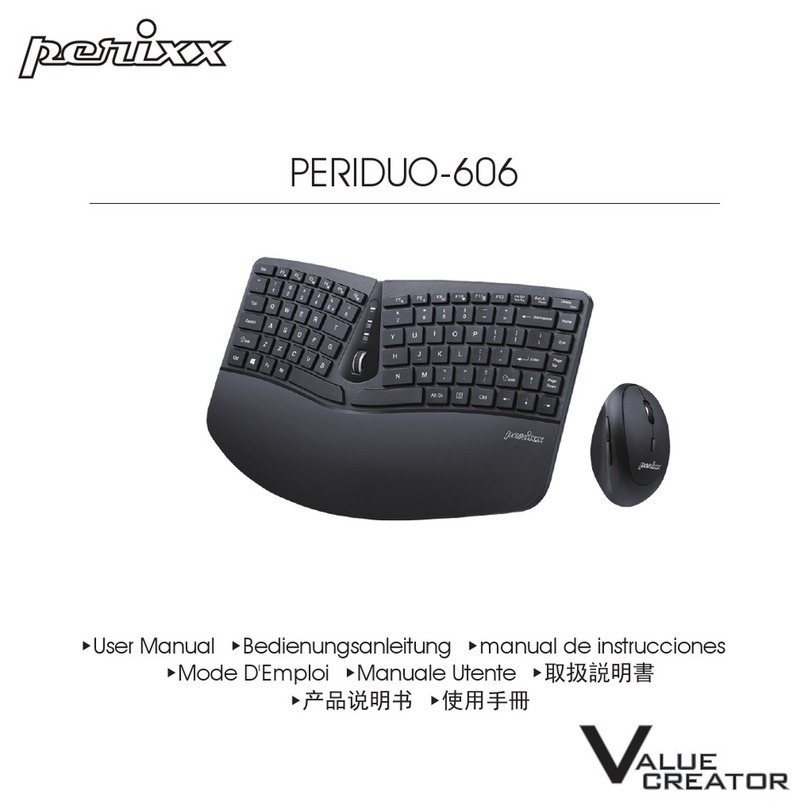 perixx PERIDUO-606 Manuel utilisateur perixx PERIDUO-606 Manuel utilisateur