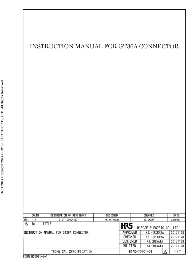 HRS GT36A Manuel utilisateur
