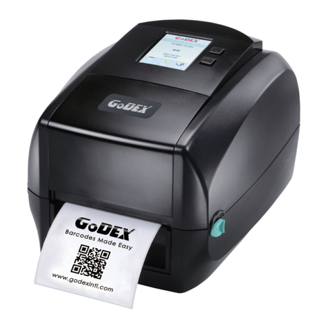 Godex RT800i Series Manuel utilisateur