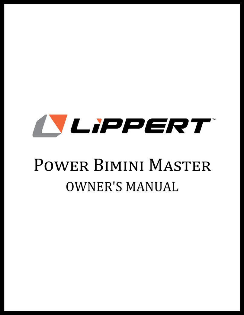 Lippert Power Bimini Master Manuel utilisateur