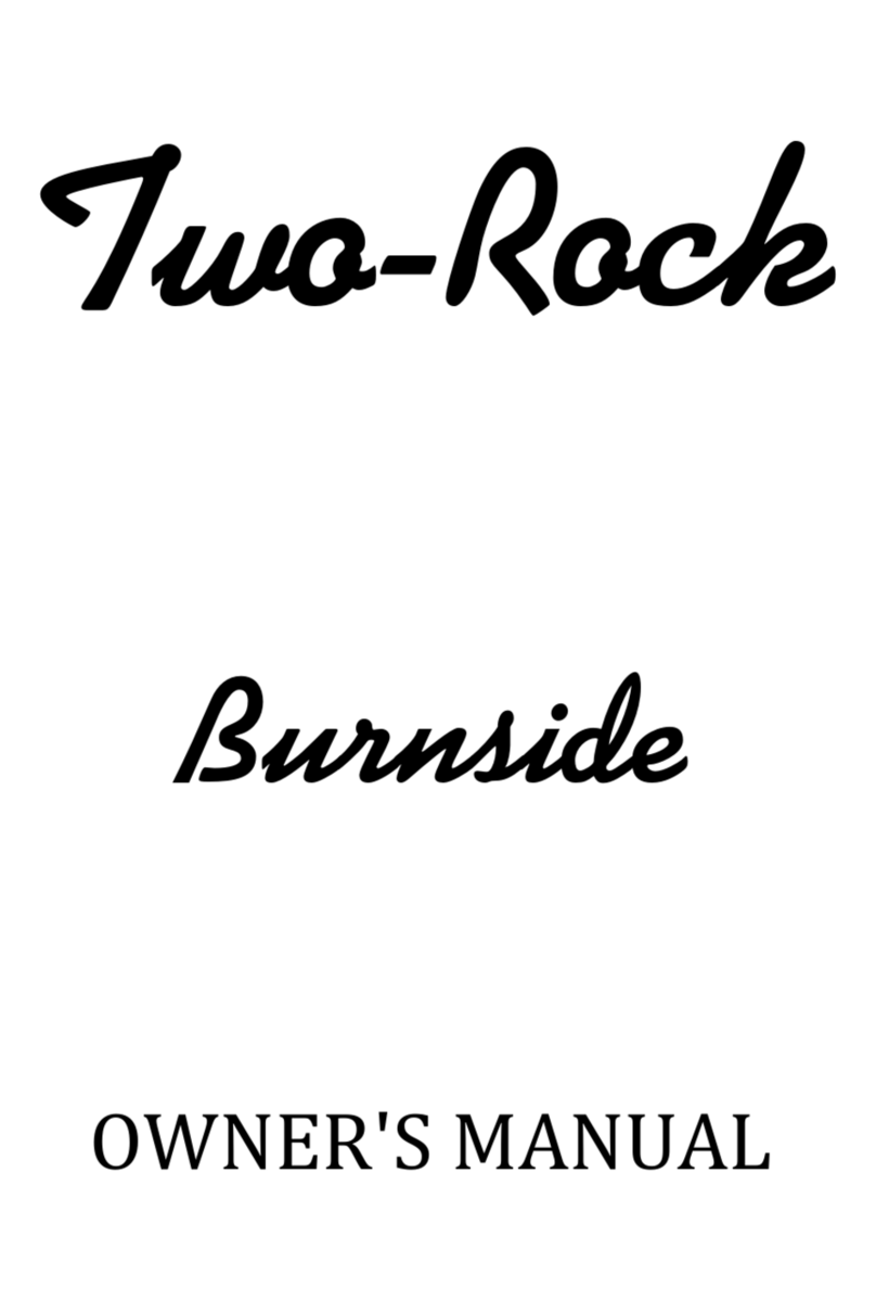 Two-Rock Burnside Manuel utilisateur Two-Rock Burnside Manuel utilisateur