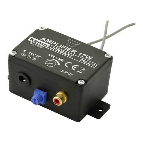 Kemo Electronic M032S Manuel utilisateur