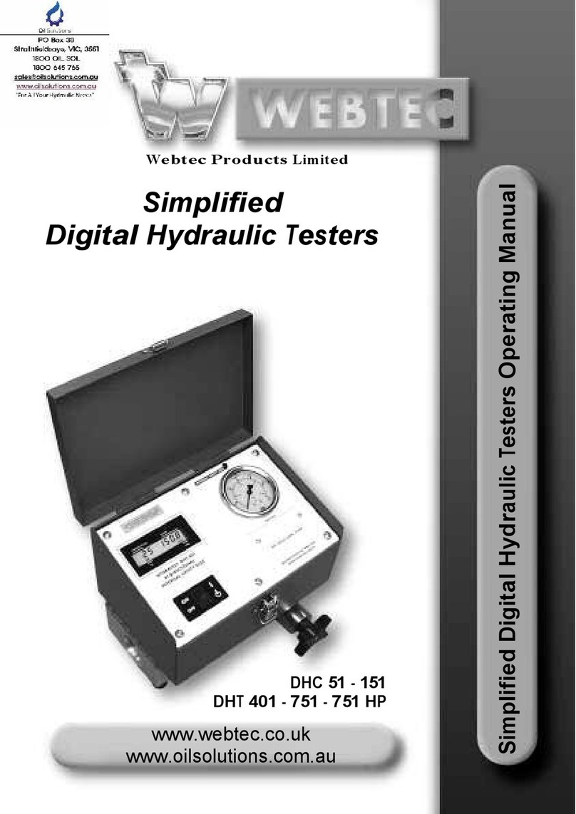 WEBTEC DHC 51 Manuel utilisateur