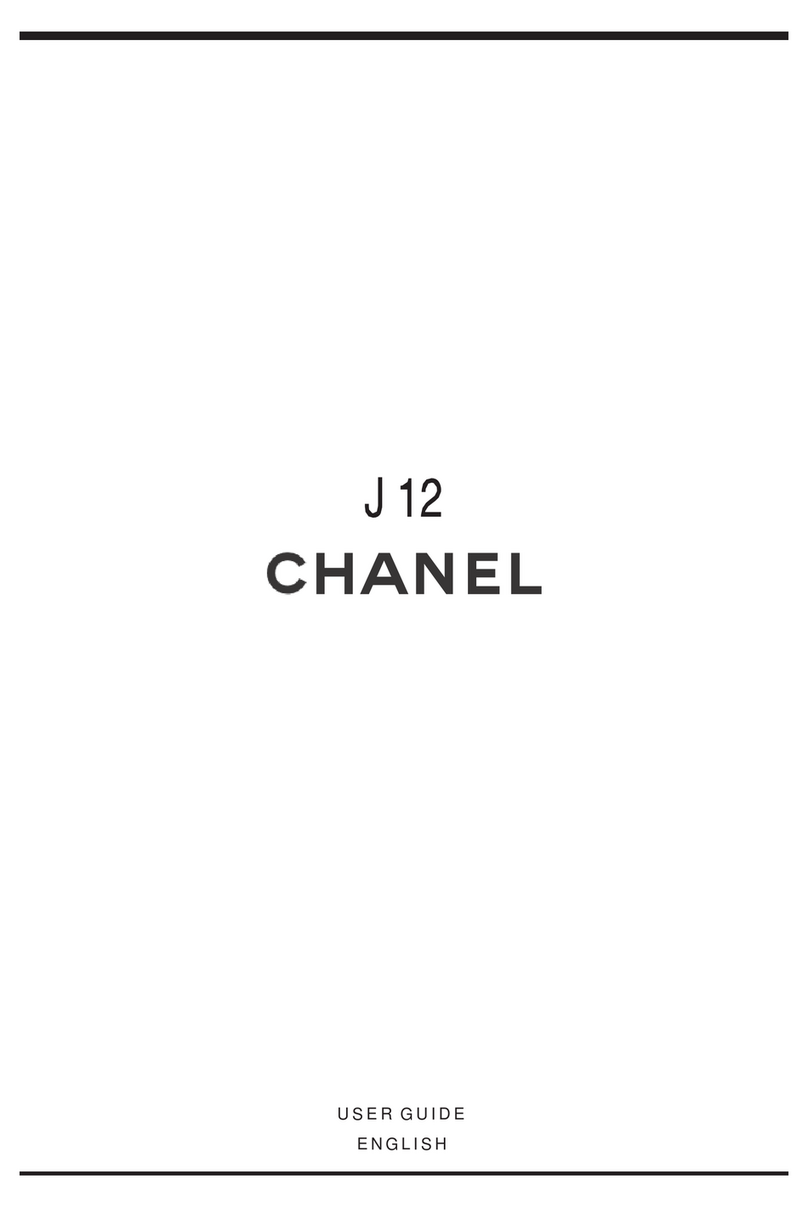 Chanel J12 Manuel utilisateur