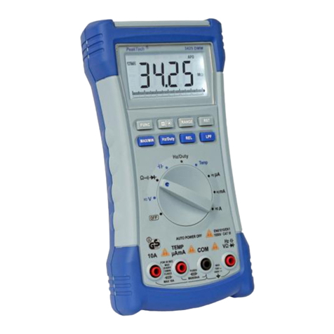 PeakTech 3425 Manuel utilisateur