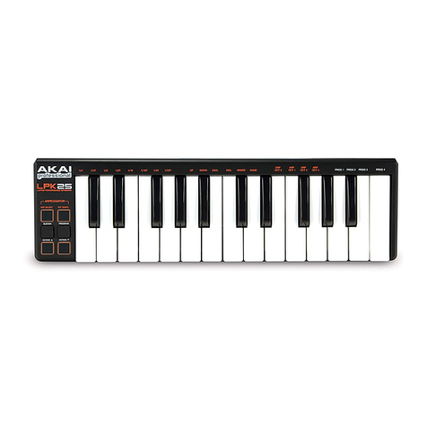 Akai Professional LPK25 Manuel utilisateur