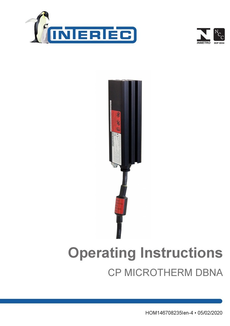Intertec Data Systems CP MICROTHERM DBNA Manuel utilisateur Intertec Data Systems CP MICROTHERM DBNA Manuel utilisateur