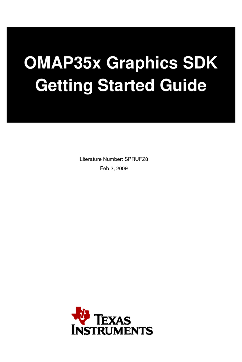 Texas Instruments OMAP35 Series Manuel utilisateur Texas Instruments OMAP35 Series Manuel utilisateur