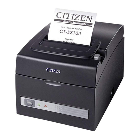 Citizen CT-S310II Manuel utilisateur