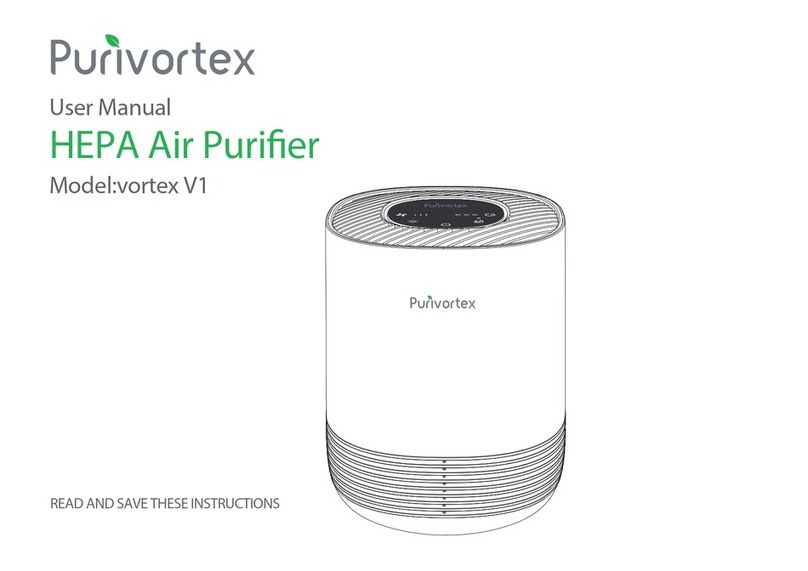 Purivortex vortex V1 Manuel utilisateur