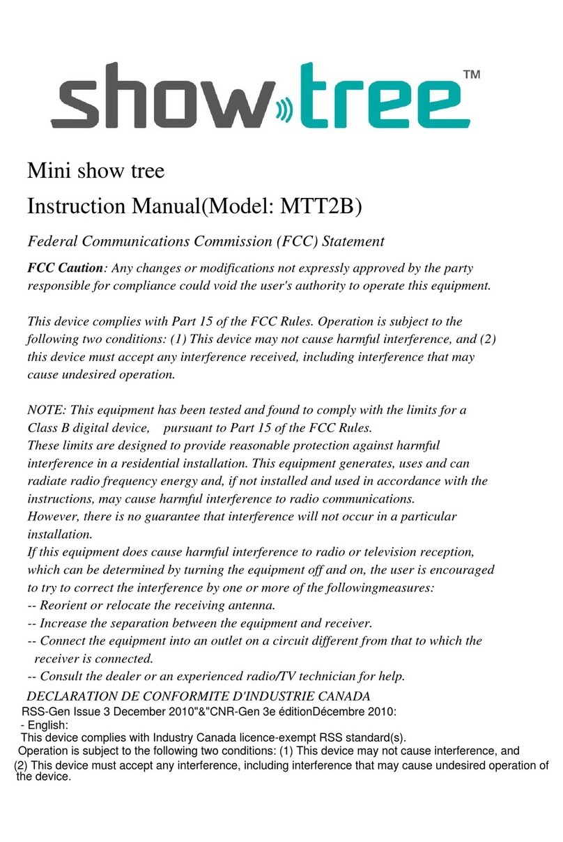 show tree MTT2B Manuel utilisateur