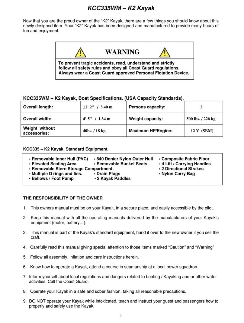 K2 KCC335WM Manuel utilisateur