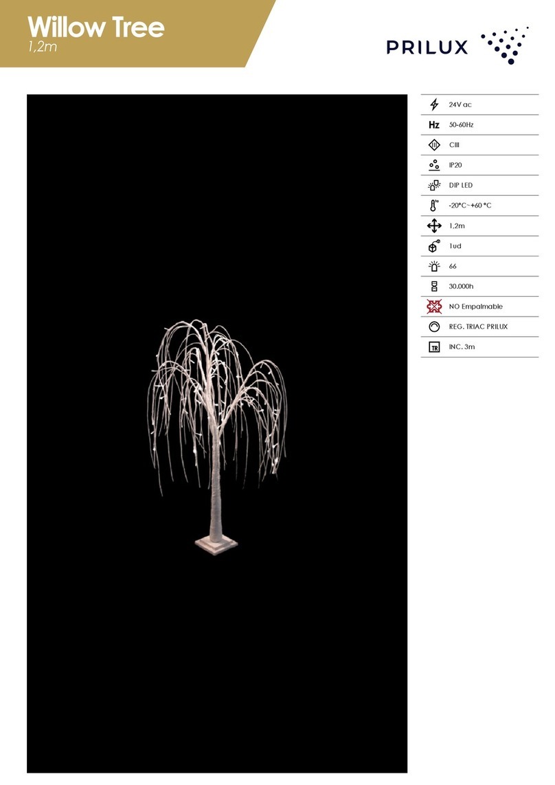 Prilux Willow Tree 390576 Manuel utilisateur