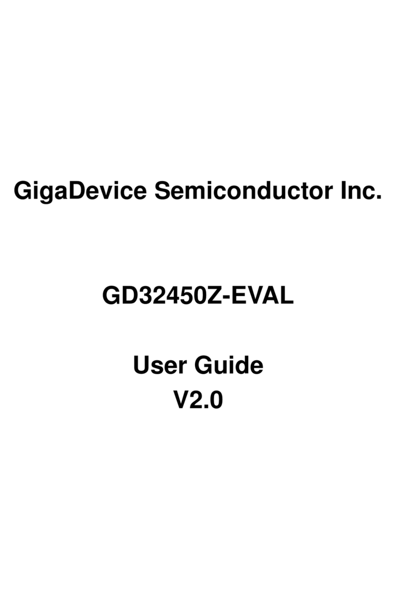 GigaDevice Semiconductor GD32450Z-EVAL Manuel utilisateur