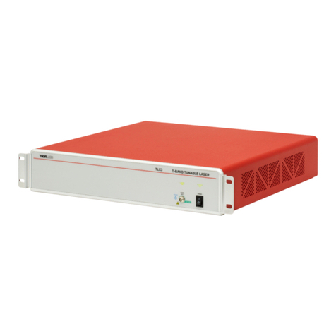 THORLABS TLX3 Manuel utilisateur THORLABS TLX3 Manuel utilisateur