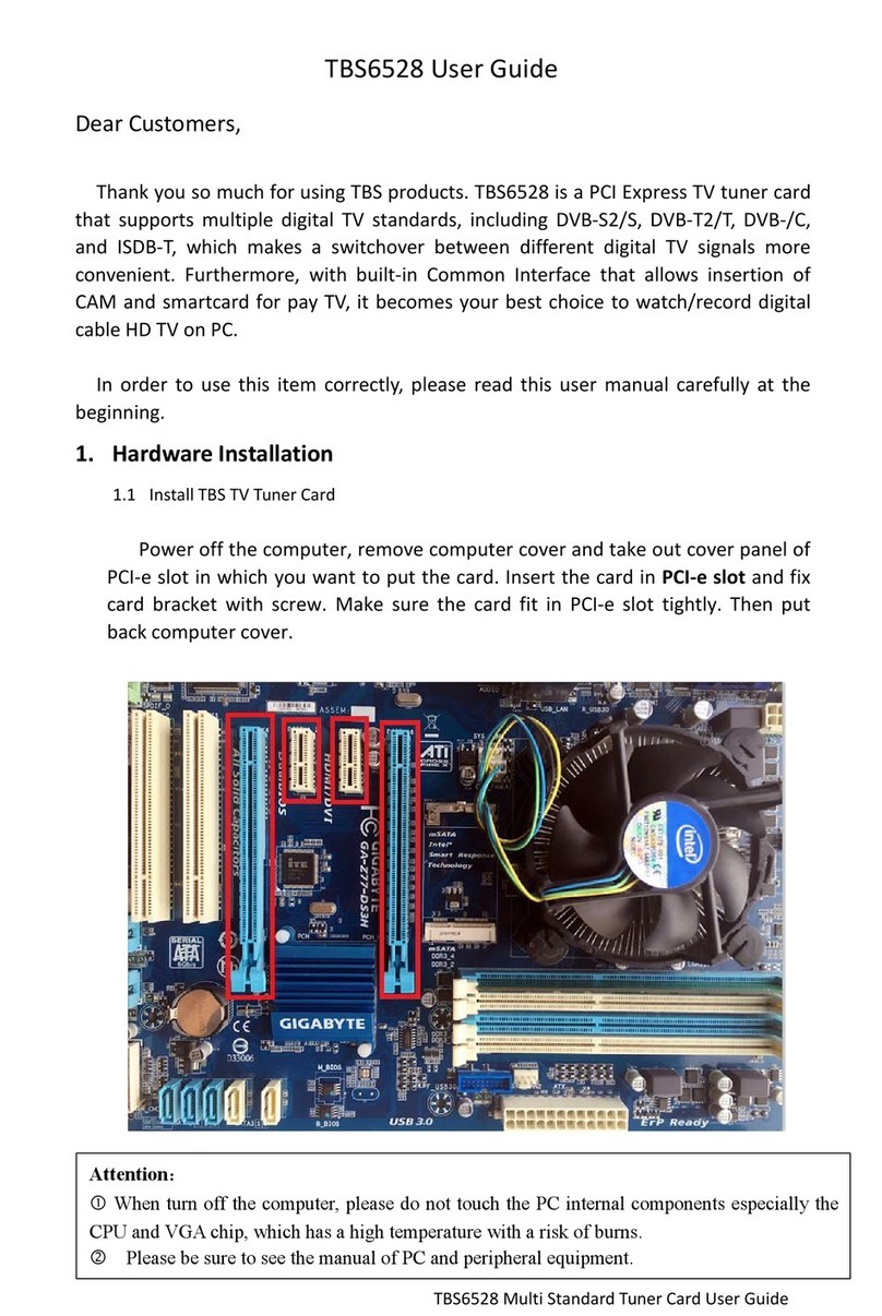 tbs electronics TBS6528 Manuel utilisateur