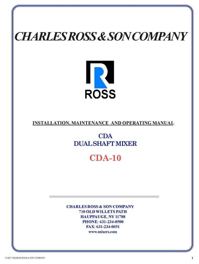 Ross CDA-10 Manuel d'utilisation et d'entretien