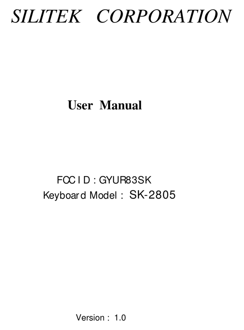 Silitek SK-2805 Manuel utilisateur