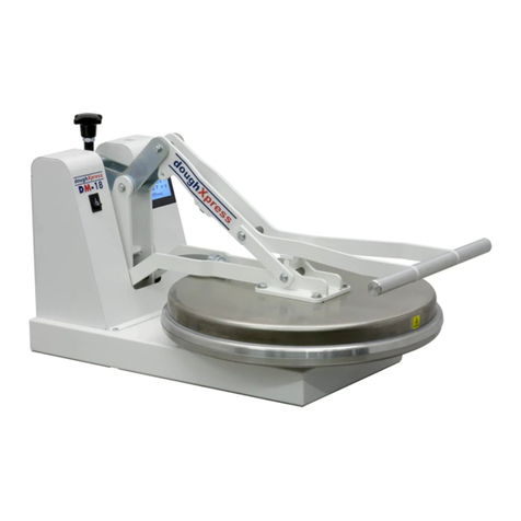 DOUGHXPRESS DM-18 Manuel utilisateur