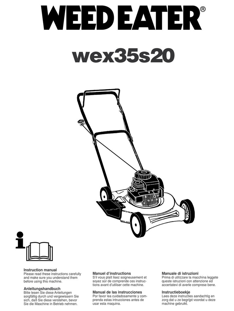 Weed Eater wex35s20 Manuel utilisateur