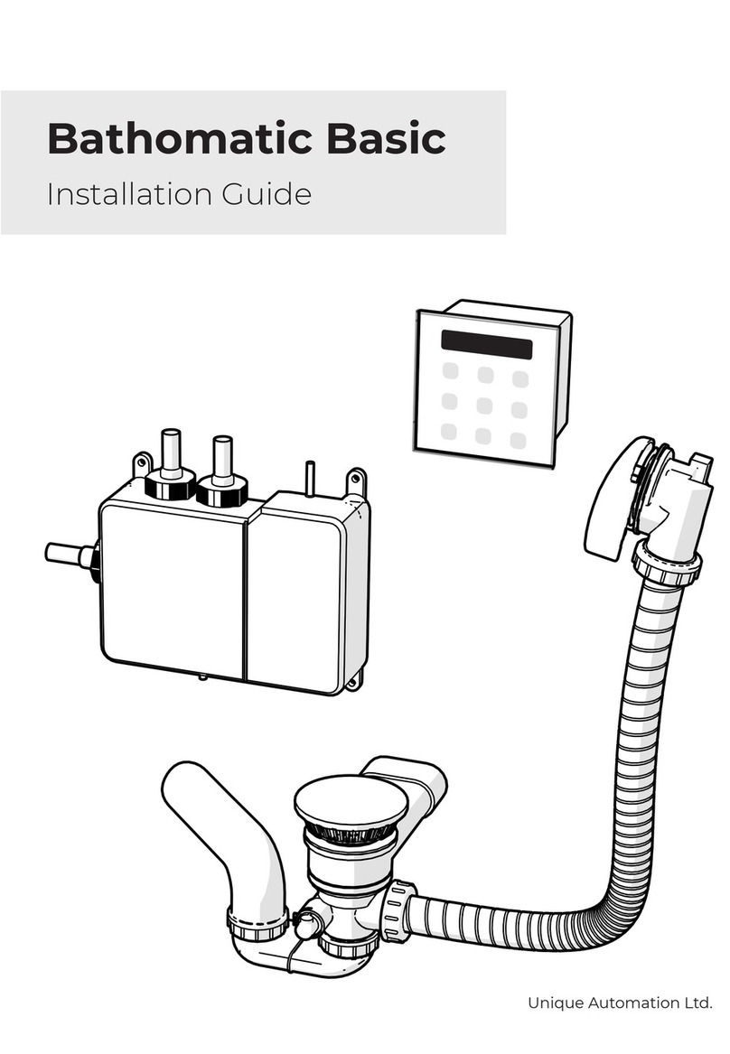 Unique Automation Bathomatic Basic Manuel utilisateur