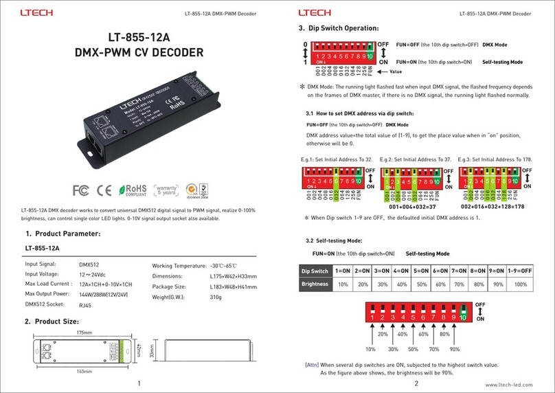 Ltech LT-855-12A Manuel utilisateur