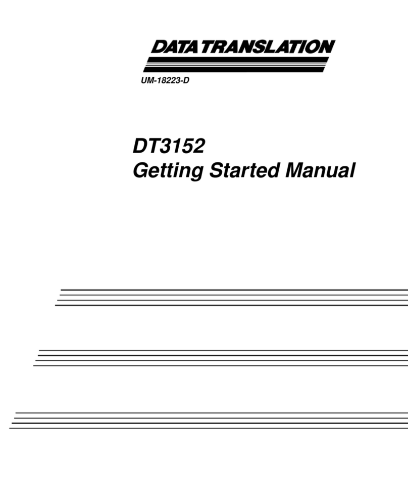 Data Translation DT3152 Manuel de la liste des pièces